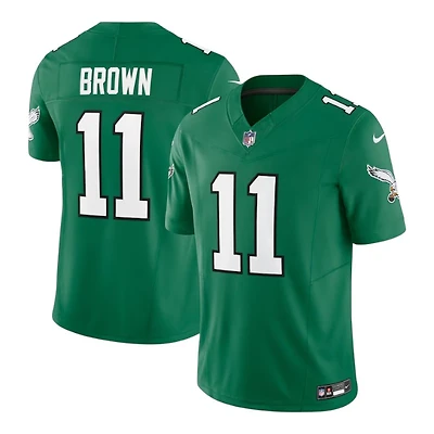 Philadelphia Eagles A.J. Brown Kelly Green Nike Vapor F.U.S.E Limited Jersey
