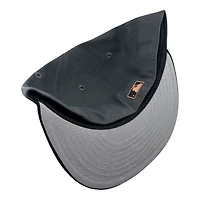 Texas Rangers Graphite and Black Final Season Patch Gray UV New Era 59FIFTY Fitted Hat