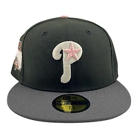 Philadelphia Phillies Black and Graphite 1996 ASG Patch Gray UV New Era 59FIFTY Fitted Hat