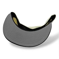 Seattle Mariners Chrome and Navy 24 Ken Griffey Jr Patch Gray UV New Era 59FIFTY Fitted Hat