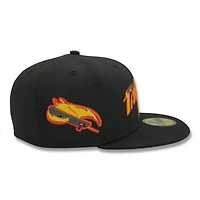 Tampa Bay Rays Black City Connect Patch Gray UV New Era 59FIFTY Fitted Hat