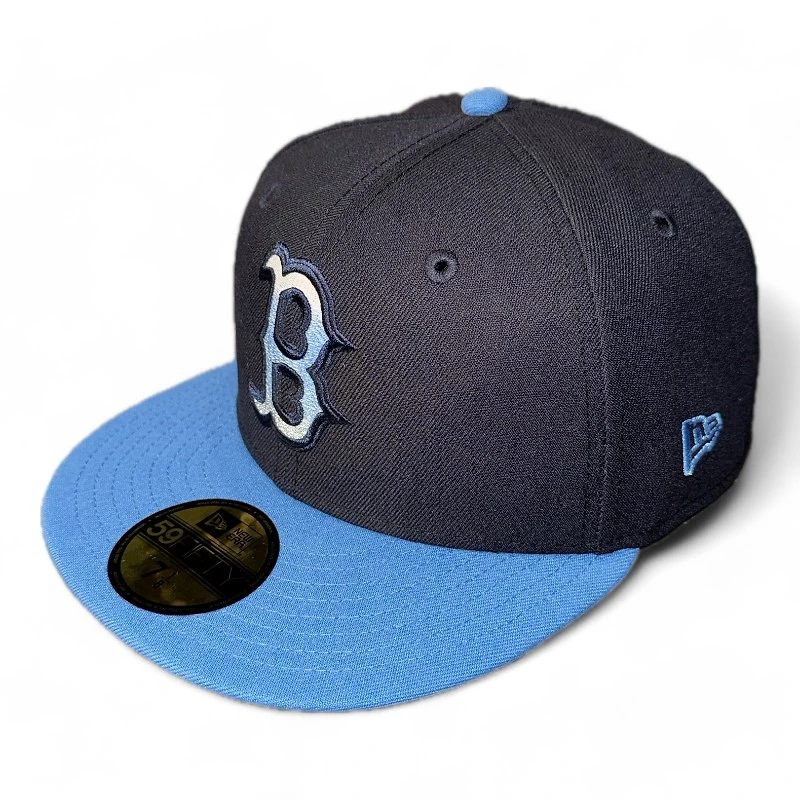 Boston Red Sox Navy and Air Force Blue 1915 WS Patch Gray UV New Era 59FIFTY Fitted Hat
