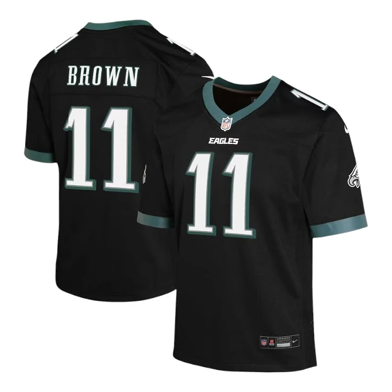 Youth Philadelphia Eagles A.J. Brown Black Nike Game Jersey