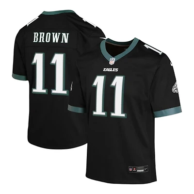 Youth Philadelphia Eagles A.J. Brown Black Nike Game Jersey