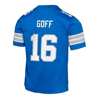 Youth Detroit Lions Jared Goff Blue Nike Game Jersey