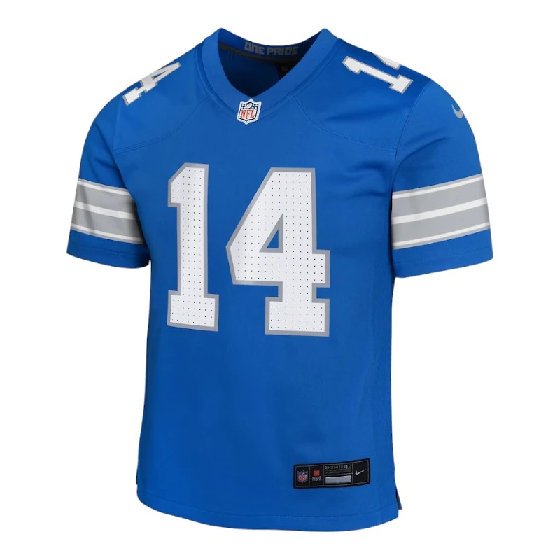 Youth Detroit Lions Amon-Ra St. Brown Blue Nike Game Jersey
