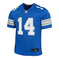 Youth Detroit Lions Amon-Ra St. Brown Blue Nike Game Jersey