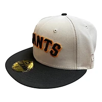 San Francisco Giants Stone and Black "Splash Pack" Orange UV New Era 59FIFTY Fitted Hat