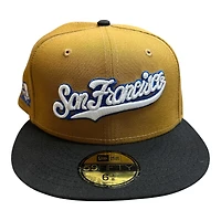 San Francisco Giants Old Gold "Splash Pack" Gray UV New Era 59FIFTY Fitted Hat
