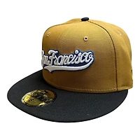 San Francisco Giants Old Gold "Splash Pack" Gray UV New Era 59FIFTY Fitted Hat