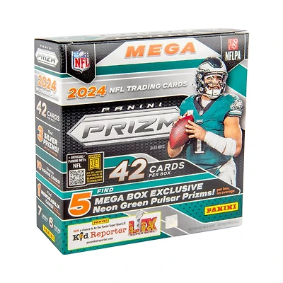 2024 Panini Prizm Football NFL Trading Cards Mega Box