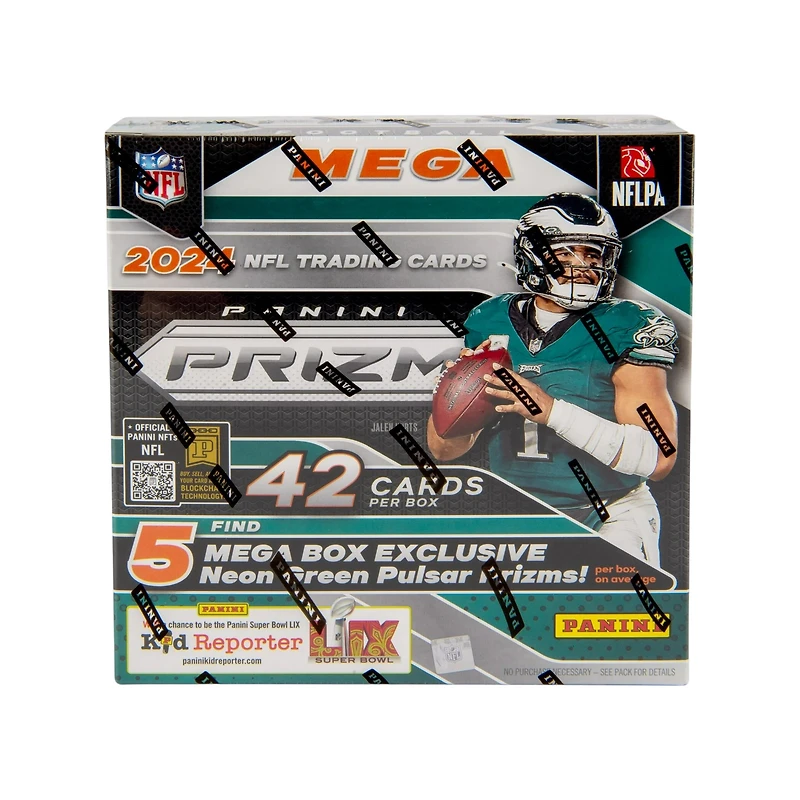 2024 Panini Prizm Football NFL Trading Cards Mega Box