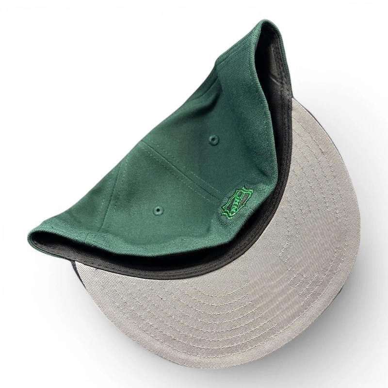 Anaheim Ducks Green Two Tone Cappy 30th Anni Patch Gray UV New Era 59FIFTY Fitted Hat