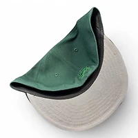 Anaheim Ducks Green Two Tone Cappy 30th Anni Patch Gray UV New Era 59FIFTY Fitted Hat