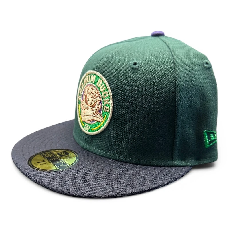 Anaheim Ducks Green Two Tone Cappy 30th Anni Patch Gray UV New Era 59FIFTY Fitted Hat