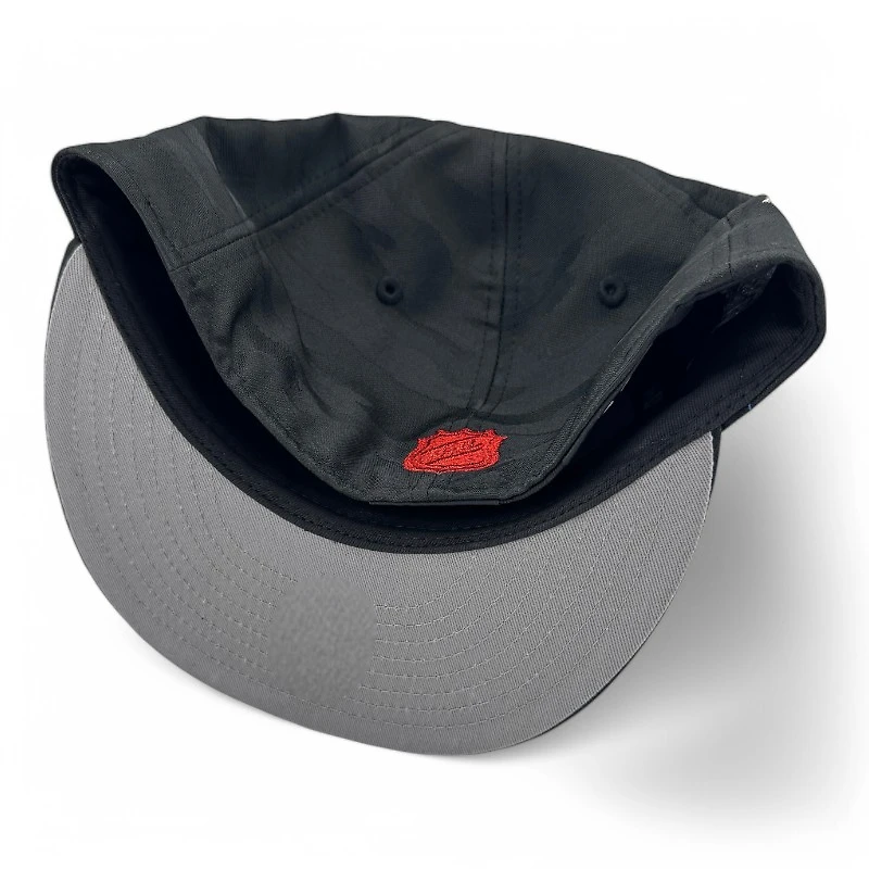 Detroit Red Wings Black Camo Cappy 2008 Stanley Cup Champs Patch Gray UV New Era 59FIFTY Fitted Hat