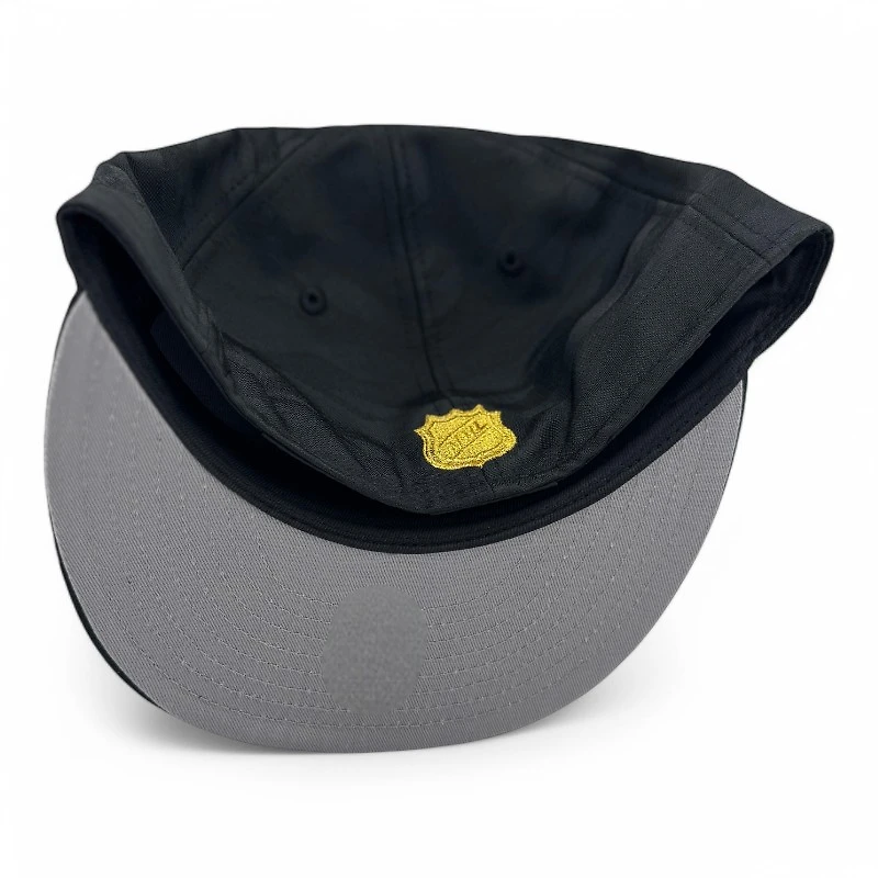 Pittsburgh Penguins Black Camo Cappy 2009 Stanley Cup Champs Patch Gray UV New Era 59FIFTY Fitted Hat