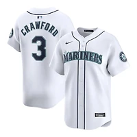 Seattle Mariners JP Crawford White Nike Limited Player Jersey