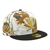 OAKLAND ATHLETICS SNOWSTORM STOMPER RAHNNI FITTEDS 50TH ANNIVERSARY FITTED HAT