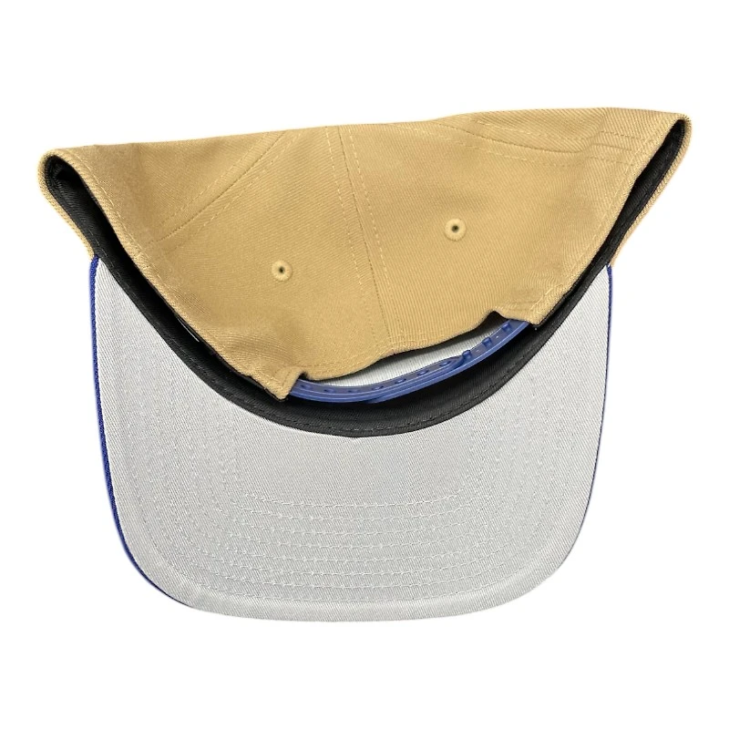 Mexico Khaki Brown and Royal with Mexico Flag Patch New Era 9FIFTY A-Frame Snapback Hat