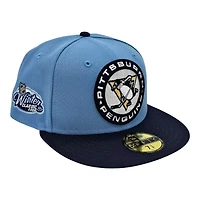 Pittsburgh Penguins Sky Blue and Oceanside Leon the Lab 2008 Winter Classic Patch Gray UV 59FIFTY Fitted Hat
