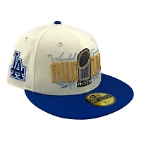 Los Angeles Dodgers Chrome and Royal "Parade" Gray UV New Era 59FIFTY Fitted Hat