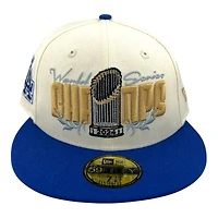 Los Angeles Dodgers Chrome and Royal "Parade" Gray UV New Era 59FIFTY Fitted Hat