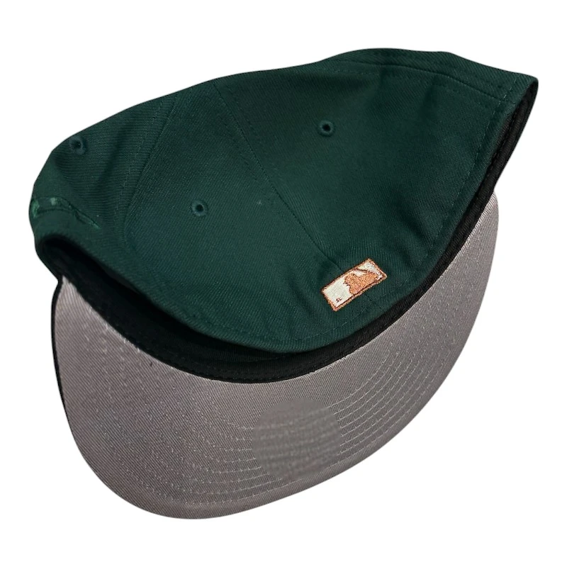 Cleveland Indians Green and Black Jacobs Field Patch Gray UV New Era 59FIFTY Fitted Hat