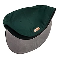 Cleveland Indians Green and Black Jacobs Field Patch Gray UV New Era 59FIFTY Fitted Hat