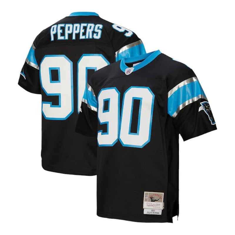 Carolina Panthers Julius Peppers 2003 Mitchell & Ness Black Legacy Jersey