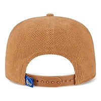 Golden State Warriors Victory Grove Corduroy Golfer Hat New Era Snapback Hat