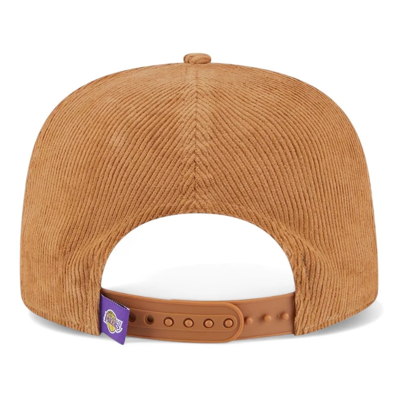 Los Angeles Lakers Victory Grove Corduroy Golfer Hat New Era Snapback Hat