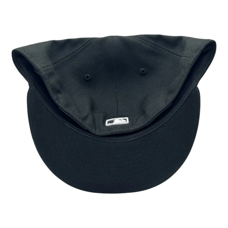 Seattle Mariners Black and White Compass Logo UV New Era 59FIFTY Fitted Hat