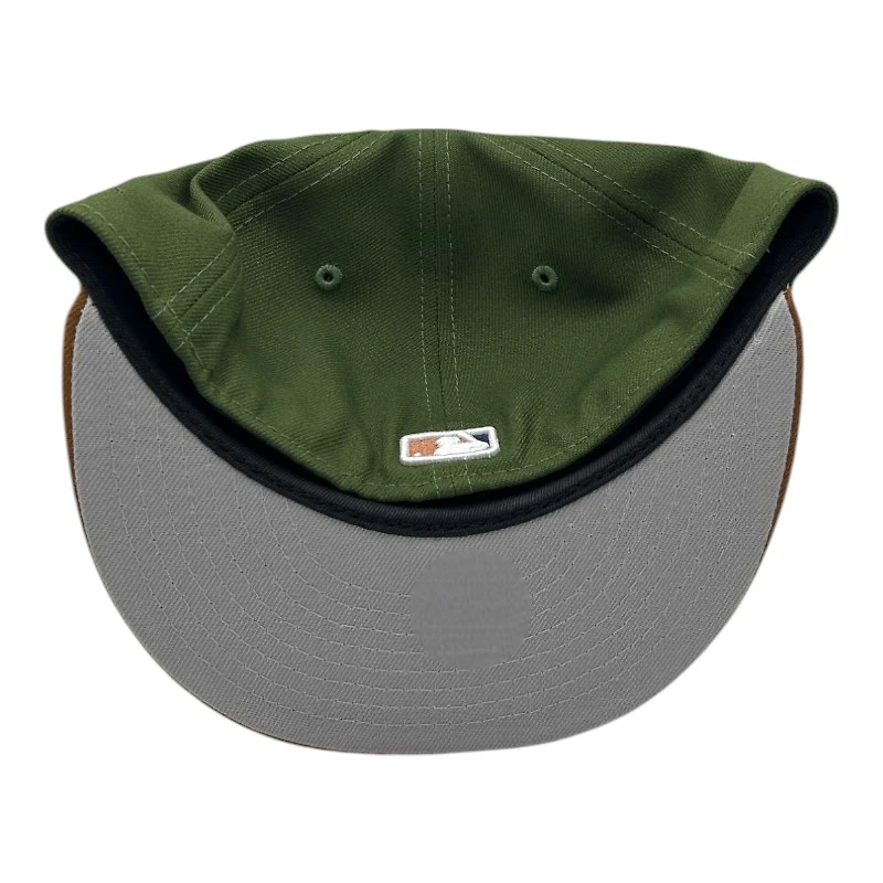 Seattle Mariners Dark Green and Toasted Peanut Gray UV New Era 59FIFTY Fitted Hat