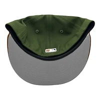 Seattle Mariners Dark Green and Toasted Peanut Gray UV New Era 59FIFTY Fitted Hat