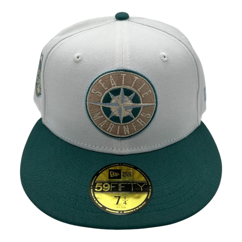 Seattle Mariners Stone and Green 2023 ASG Patch Brown UV New Era 59FIFTY Fitted Hat