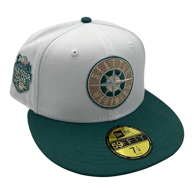 Seattle Mariners Stone and Green 2023 ASG Patch Brown UV New Era 59FIFTY Fitted Hat