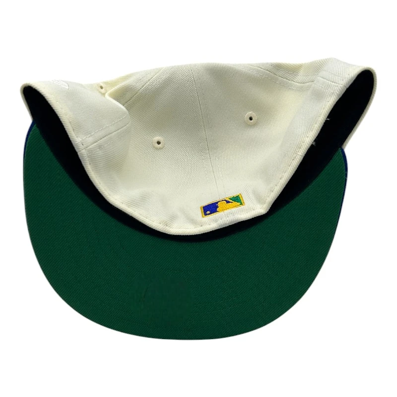 Seattle Mariners Chrome and Royal Blue Ken Griffey Jr. Number Retirement Patch Green UV New Era 59FIFTY Fitted Hat