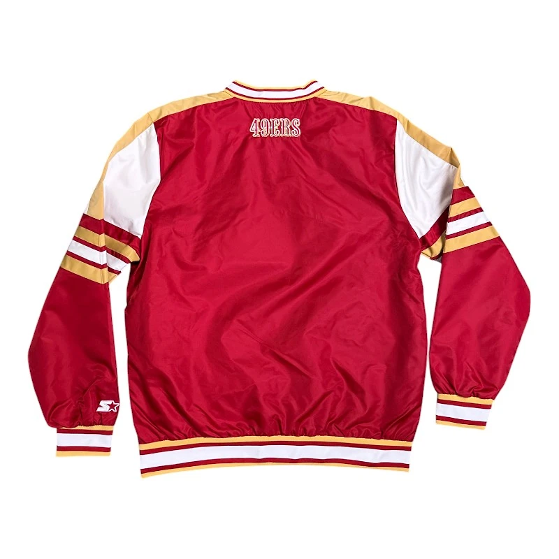 San Francisco 49ers Red Starter Enforcer Pullover Jacket