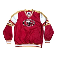 San Francisco 49ers Red Starter Enforcer Pullover Jacket