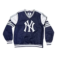New York Yankees Navy Starter Enforcer Pullover Jacket