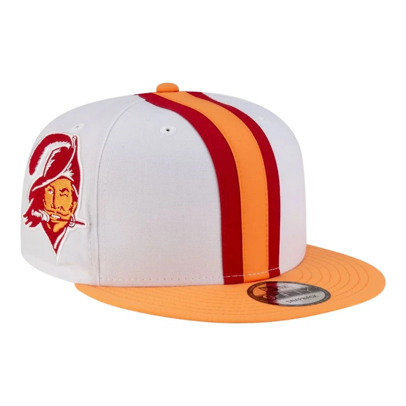 Tampa Bay Buccaneers White Historic NFL Helmet Pack New Era 9FIFTY Snapback Hat