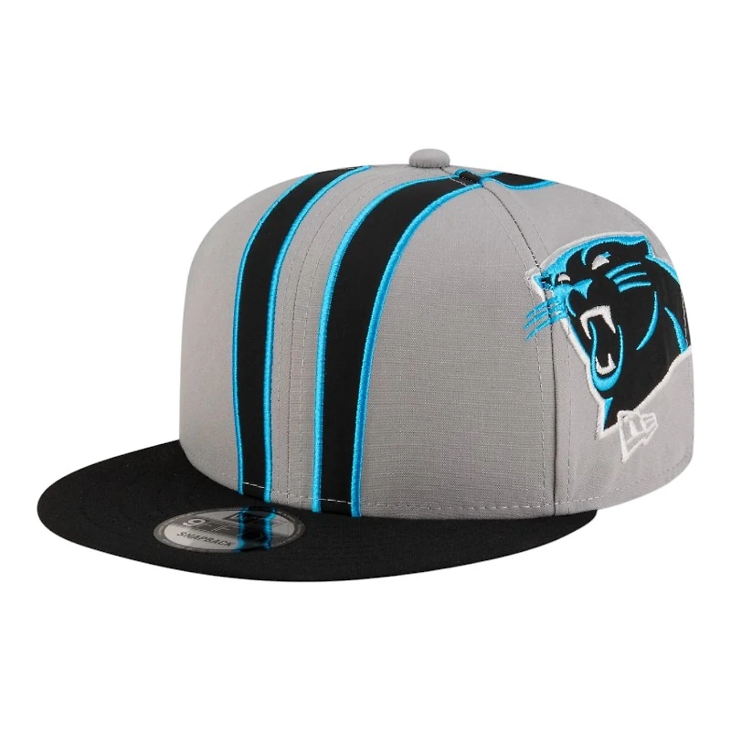 Carolina Panthers Gray NFL Helmet Pack New Era 9FIFTY Snapback Hat
