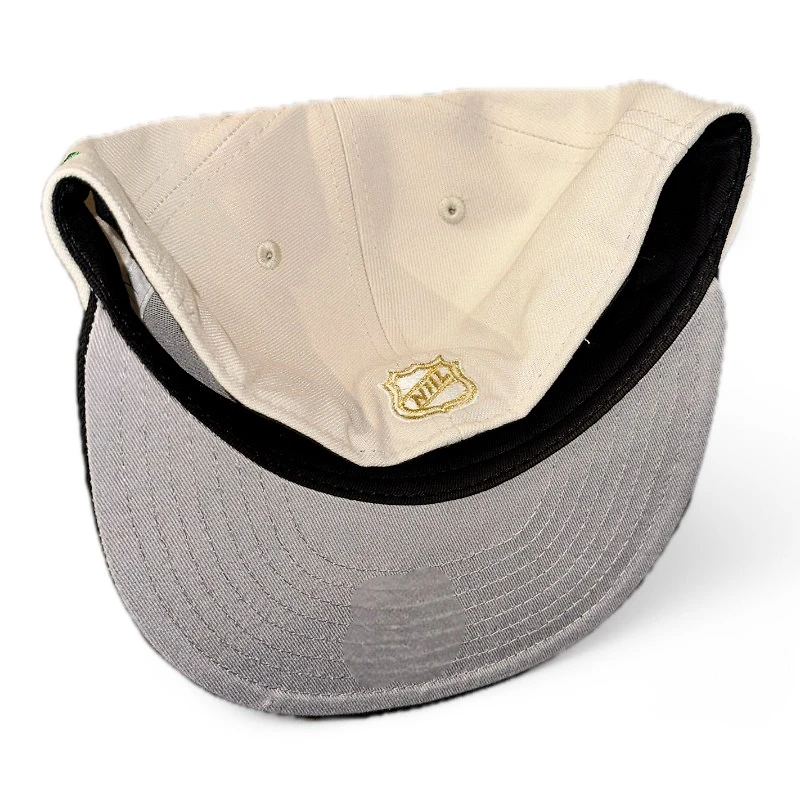 Dallas Stars Stone and Black 2007 ASG Patch Gray UV New Era 59FIFTY Fitted Hat