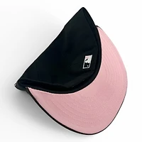 Los Angeles Dodgers Black and Brown Ice Cream 60th Anni Patch Pink UV New Era 59FIFTY Fitted Hat