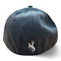 Wyoming Graphite State Flag New Era 59FIFTY Fitted Hat