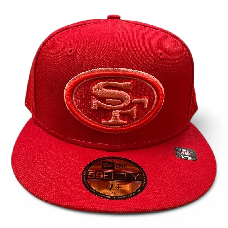 San Francisco 49ers Red on Pink UV New Era 59FIFTY Fitted Hat