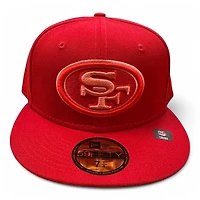 San Francisco 49ers Red on Pink UV New Era 59FIFTY Fitted Hat
