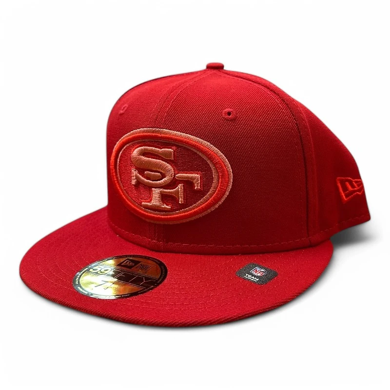 San Francisco 49ers Red on Pink UV New Era 59FIFTY Fitted Hat