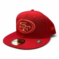 San Francisco 49ers Red on Pink UV New Era 59FIFTY Fitted Hat